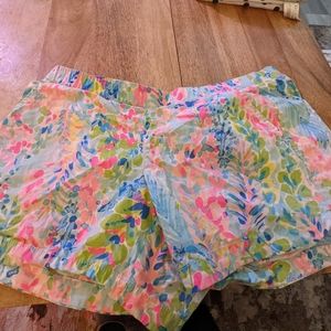 Lilly Pulitzer ocean view pull on shorts